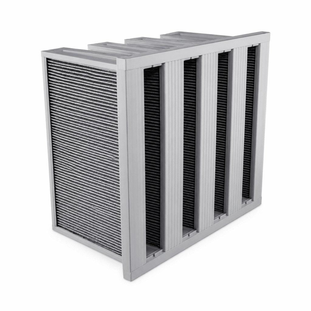 Activated carbon compact filter